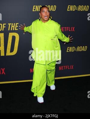 Hollywood, USA. 06. September 2022. Queen Latifah kommt bei der Los Angeles Premiere von END OF THE ROAD an, die am Dienstag, den 6. September 2022, im Tudum Theatre in Hollywood, CA, stattfand. (Foto: Juan Pablo Rico/Sipa USA) Quelle: SIPA USA/Alamy Live News Stockfoto