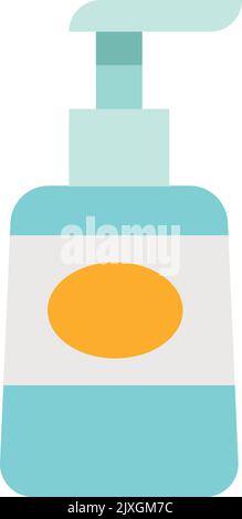 Symbol für Flüssigseifenspender, Flasche. Handhygiene Stock Vektor