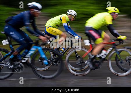 Kenneth Van Rooy - Rennrad-Team Sport Vlaanderen-Baloise - während der ersten Etappe der Tour of Britain 2022 - Aberdeen, Schottland, UK Stockfoto