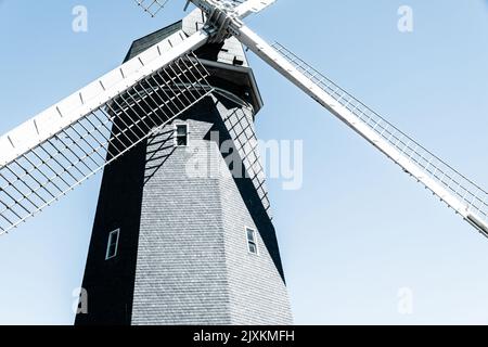 Die alte Murphy Windmühle an einem sonnigen Tag Stockfoto