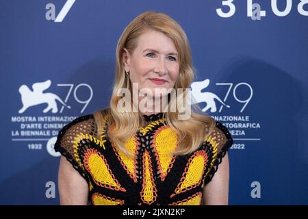 Venedig, Italien. 07. September 2022. Laura dern besucht die Son Photocall während des Internationalen Filmfestivals von Venedig (Mostra) 79. am 07. September 2022 in Venedig, Italien. Foto von Aurore Marechal/ABACAPRESS.COM Quelle: Abaca Press/Alamy Live News Stockfoto