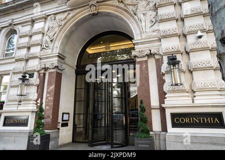 Das Corinthia Hotel in London Stockfoto