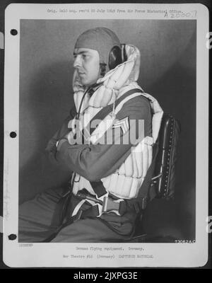 Deutsche Flugausrüstung. Deutschland. Stockfoto