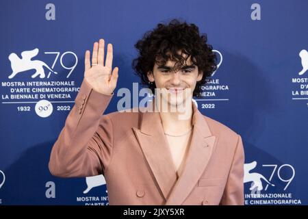 Lido Di Venezia, Italien. 07. September 2022. Jack Dylan Grazer nimmt an der Fotoschau für „Dreamin“ Wild beim Internationalen Filmfestival Venedig 79. am 07. September 2022 in Venedig, Italien, Teil. Kredit: Unabhängige Fotoagentur/Alamy Live Nachrichten Stockfoto