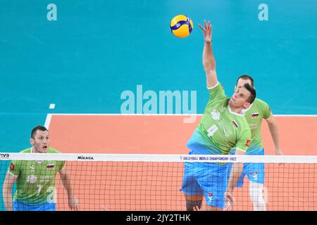 Jan Kozamernik (Slowenien). Volleyball-Weltmeisterschaft 2022. Viertelfinale Stockfoto