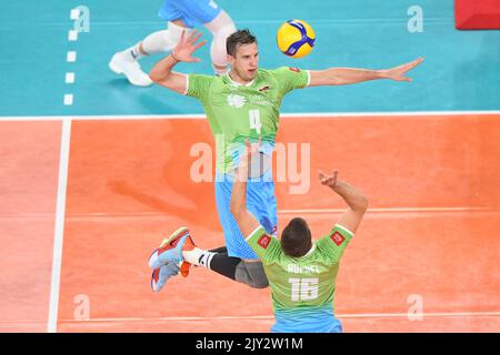 Jan Kozamernik (Slowenien). Volleyball-Weltmeisterschaft 2022. Viertelfinale Stockfoto