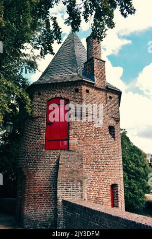 Das historische Zentrum von Amersfoort im Sommer Stockfoto