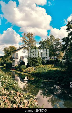 Das historische Zentrum von Amersfoort im Sommer Stockfoto