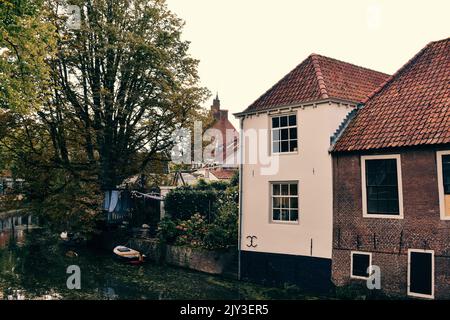 Das historische Zentrum von Amersfoort im Sommer Stockfoto