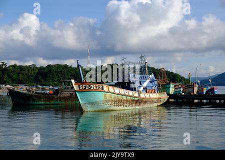 Indonesien Anambas-Inseln - Terempa vietnamesische Schiffswracks Stockfoto