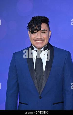 Los Angeles, USA. 07. September 2022. LOS ANGELES, USA. 07. September 2022: David Puma bei der Premiere von Disney 'Growing Up' in Neuhouse, Hollywood. Bildquelle: Paul Smith/Alamy Live News Stockfoto