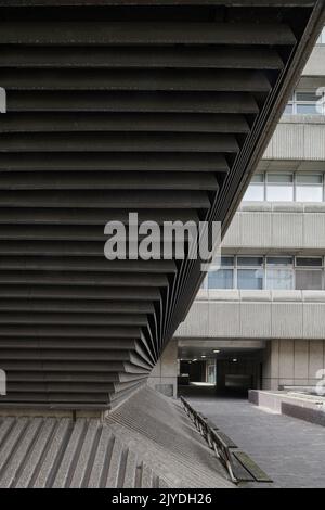 Baynard House entworfen von William Holford 1972-1979, London, Großbritannien Stockfoto