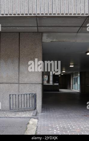 Baynard House entworfen von William Holford 1972-1979, London, Großbritannien Stockfoto