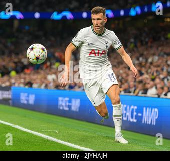 London, Großbritannien. 07. Sep, 2022 - Tottenham Hotspur gegen Marseille - UEFA Champions League - Gruppe D - Tottenham Hotspur Stadium Ivan Perisic von Tottenham Hotspur gegen Marseille. Bildnachweis: Mark Pain/Alamy Live News Stockfoto