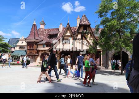 Disneyland Paris feiert 30 Jahre Magie der Themenpark öffnet 1992 seine Pforten Stockfoto