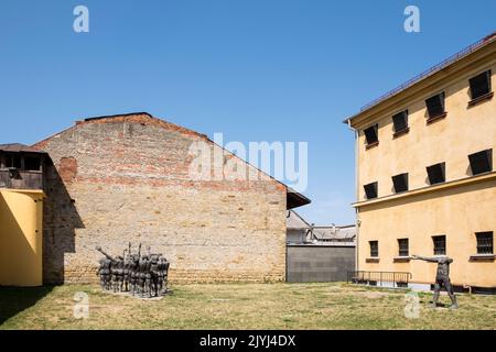 Rumänien, Maramures, Sighetu Marmatiei, Museum und Gedenkstätte für die Opfer des Kommunismus und des Widerstands Stockfoto