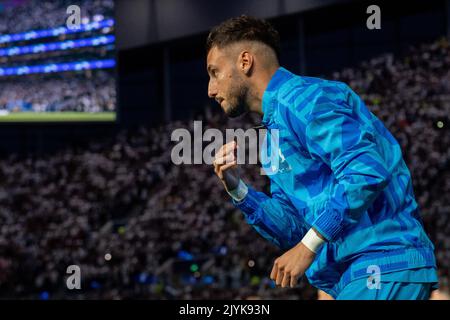 LONDON, ENGLAND - 07. SEPTEMBER: Jonathan Clauss von Olympique Marseille während des UEFA Champions League-Spiel der Gruppe D zwischen Tottenham Hotspur und Ol Stockfoto