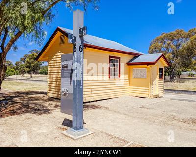 Glenrowan Historic Precinct in Victoria, Australien Stockfoto