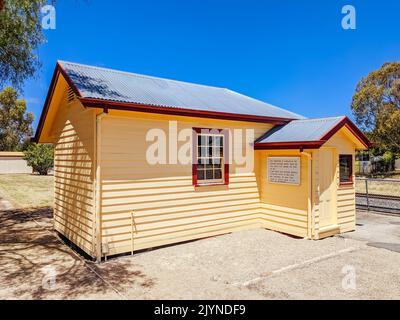 Glenrowan Historic Precinct in Victoria, Australien Stockfoto