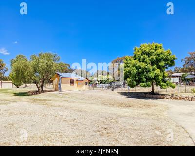 Glenrowan Historic Precinct in Victoria, Australien Stockfoto