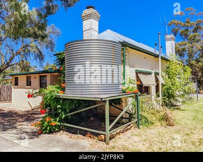 Glenrowan Historic Precinct in Victoria, Australien Stockfoto