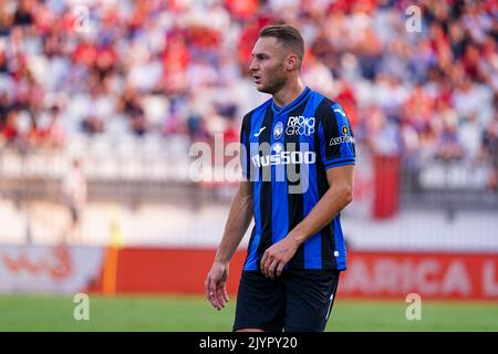 Teun Koopmeiners (Atalanta BC) während des AC Monza gegen Atalanta BC, italienisches Fußballspiel der Serie A in Monza, Italien, September 05 2022 Stockfoto