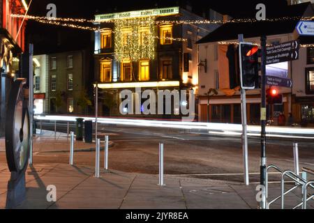 Light Trails, Kilkenny, Irland Stockfoto