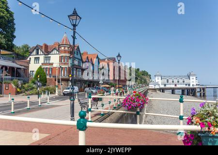 Strandpromenade, Penarth, Vale of Glamorgan (Bro Morgannwg), Wales (Cymru), Großbritannien Stockfoto