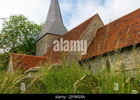 Berwick Church, East Sussex - St. Michael and All Angels Stockfoto