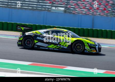 Valentino Rossi Runde Misano Fanatec Meisterschaft 2022 Stockfoto