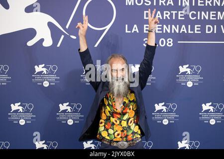 Lido Di Venezia, Italien. 08. September 2022. Warren Ellis nimmt am 08. September 2022 in Venedig, Italien, an der Fotozelle für „Blonde“ beim Internationalen Filmfestival von Venedig 79. Teil. © Foto: Cinzia Camela. Kredit: Unabhängige Fotoagentur/Alamy Live Nachrichten Stockfoto