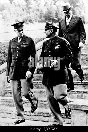 Präsident Eisenhower - Gen. Kriegszeit Pics. 22. Oktober 1942. Stockfoto