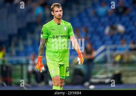 ROM, ITALIEN - 8. SEPTEMBER: Torwart Ivan Provedel von Lazio Roma während des UEFA Europa League Group F-Spiels zwischen Lazio Roma und Feyenoord am 8. September 2022 im Stadio Olimpico in Rom, Italien (Foto: Rene Nijhuis/Orange Picts) Stockfoto