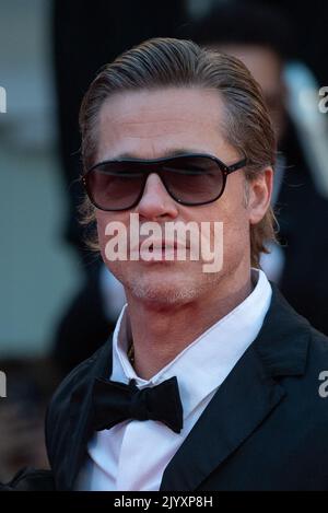 Brad Pitt bei der Blonde Premiere während der Internationalen Filmfestspiele Venedig 79. (Mostra) in Venedig, Italien, am 08. September 2022. Foto von Aurore Marechal/ABACAPRESS.COM Quelle: Abaca Press/Alamy Live News Stockfoto