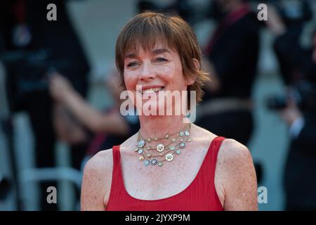 Julianne Nicholson bei der Blonde Premiere während des Internationalen Filmfestivals von Venedig (Mostra) 79. in Venedig, Italien, am 08. September 2022. Foto von Aurore Marechal/ABACAPRESS.COM Quelle: Abaca Press/Alamy Live News Stockfoto