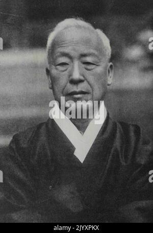 Syngman Rhee, Anführer. 11. August 1954. Stockfoto