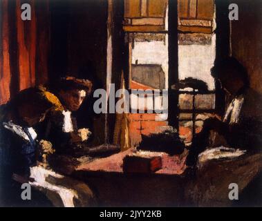 Milliners, um 1901, von Albert Marquet (1875 - 1947), französischer Maler, in Verbindung mit der Fauvist-Bewegung. Öl auf Leinwand Stockfoto