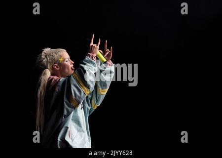 DIE ANTWOORD MARSATAC , Marseille, FRANKREICH, 24/06/2017 Florent 'MrCrash' B. Stockfoto