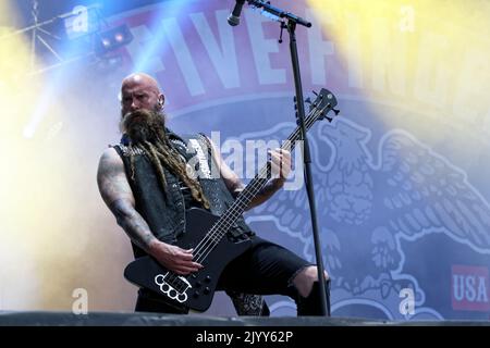 FÜNF-FINGER-TODESSCHLAG HELLFEST, Clisson, FRANKREICH, 18/06/2017 Florent 'MrCrash' B. Stockfoto