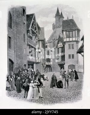 Foto auf der Weltausstellung Paris, 1900. Stockfoto