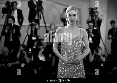 Venedig, Italien. 07. September 2022. Vanessa Kirby nimmt am Donnerstag, den 8. September 2022, am Roten Teppich von „The Son“ beim Internationalen Filmfestival von Venedig 79. Teil. Foto von Rocco Spaziani/UPI Credit: UPI/Alamy Live News Stockfoto