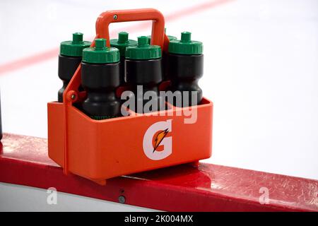 Ein Tag auf der Hockey Rink Stockfoto