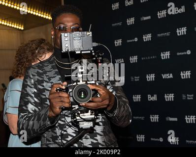 Toronto, Kanada. 08. September 2022. Trademarq nimmt an der „On the Come Up“-Premiere während des Toronto International Film Festival 2022 im Princess of Wales Theatre am 08. September 2022 in Toronto, Ontario, Teil. Foto: PICJER/imageSPACE/Sipa USA Kredit: SIPA USA/Alamy Live News Stockfoto