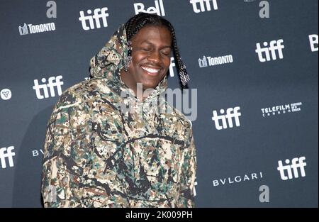 Toronto, Kanada. 08. September 2022. Lil Yachty nimmt an der „On the Come Up“-Premiere während des Toronto International Film Festival 2022 im Princess of Wales Theatre am 08. September 2022 in Toronto, Ontario, Teil. Foto: PICJER/imageSPACE/Sipa USA Kredit: SIPA USA/Alamy Live News Stockfoto