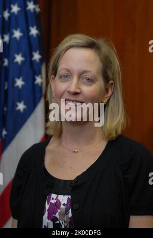 Porträt von Teresa Payne, stellvertretende stellvertretende Asiatische Sekretärin, Büro für Regulierungsangelegenheiten und Industriebau, Büro für Wohnungsbau. Stockfoto