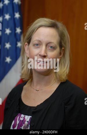 Porträt von Teresa Payne, stellvertretende stellvertretende Asiatische Sekretärin, Büro für Regulierungsangelegenheiten und Industriebau, Büro für Wohnungsbau. Stockfoto