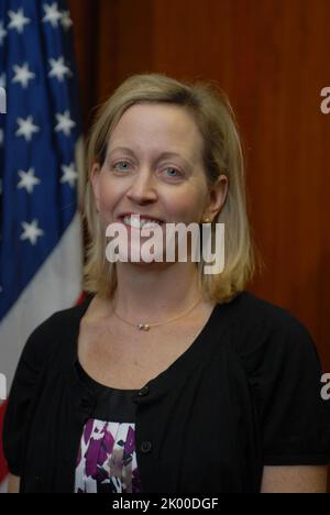 Porträt von Teresa Payne, stellvertretende stellvertretende Asiatische Sekretärin, Büro für Regulierungsangelegenheiten und Industriebau, Büro für Wohnungsbau. Stockfoto