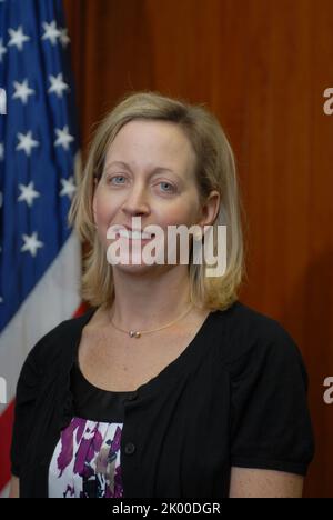 Porträt von Teresa Payne, stellvertretende stellvertretende Asiatische Sekretärin, Büro für Regulierungsangelegenheiten und Industriebau, Büro für Wohnungsbau. Stockfoto