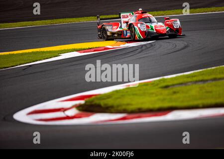 Fuji, Japan - 09/09/2022, 09 KUBICA Robert (pol), DELETRAZ Louis (SWI), COLOMBO Lorenzo (ita), Prema Orlen Team, Orica 07 - Gibson, Aktion während der 6 Stunden von Fuji 2022, 5. Runde der FIA-Langstrecken-Weltmeisterschaft 2022 auf dem Fuji Speedway vom 8. Bis 11. September 2022 in Fuji, Japan – Photo Joao Filipe/DPPI Stockfoto