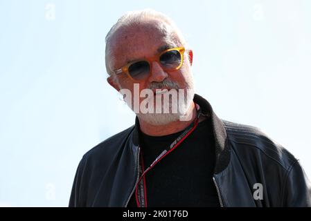 Monza, Italien, 09/09/2022, Flavio Briatore (ITA). Großer Preis von Italien, Freitag, 9.. September 2022. Monza Italien. 09.09.2022. Formel 1 Weltmeisterschaft, Rd 16, Großer Preis Von Italien, Monza, Italien, Übungstag. Bildnachweis sollte lauten: XPB/Press Association Images. Stockfoto